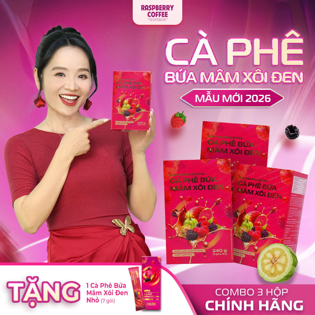 Combo 3 Hộp - Cà Phê Mâm Xôi Đen